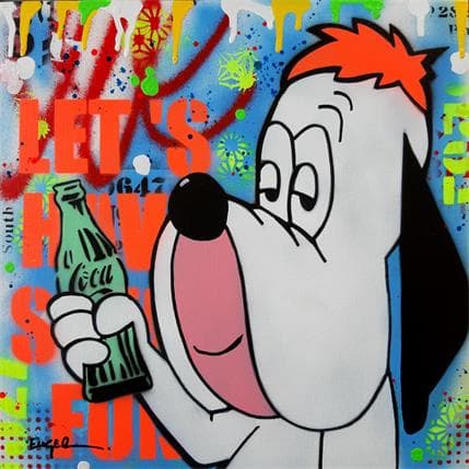 Painting Let's have some fun by Euger Philippe | Painting Pop art Graffiti Pop icons
