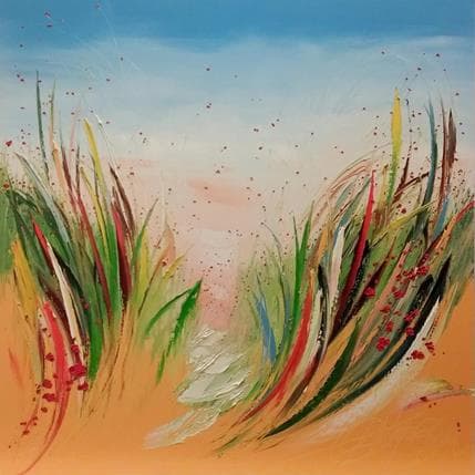 Painting Nos folies en herbes hautes by Fonteyne David | Painting Figurative Oil Landscapes