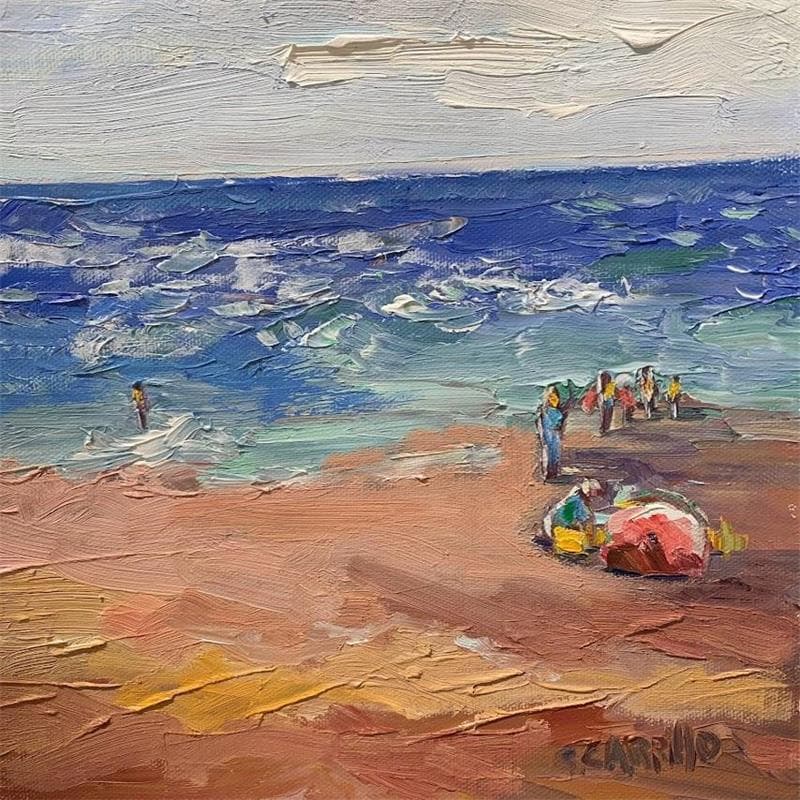 Painting Finally the weekend by Carrillo Cindy  | Painting Figurative Marine Oil