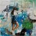 Painting Get Happy by Bergeron Marie-Josée | Painting Figurative Life style Oil Acrylic Gluing