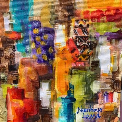 Painting Couleurs tropicales by Lama Niankoye | Painting