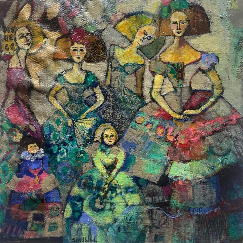Painting Meninas I by Sundblad Silvina | Painting Acrylic