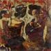 Gemälde Secrets von Sundblad Silvina | Gemälde Figurativ Porträt Alltagsszenen Öl Acryl