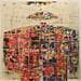 Gemälde Unis nous sommes plus forts von Vieux Thierry | Gemälde Abstrakt Minimalistisch Acryl