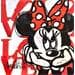 Painting Minnie is in love by Cornée Patrick | Painting Pop art Mixed Pop icons