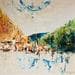 Peinture Hallstatt View 2 par Reymond Pierre | Tableau Figuratif Paysages Huile