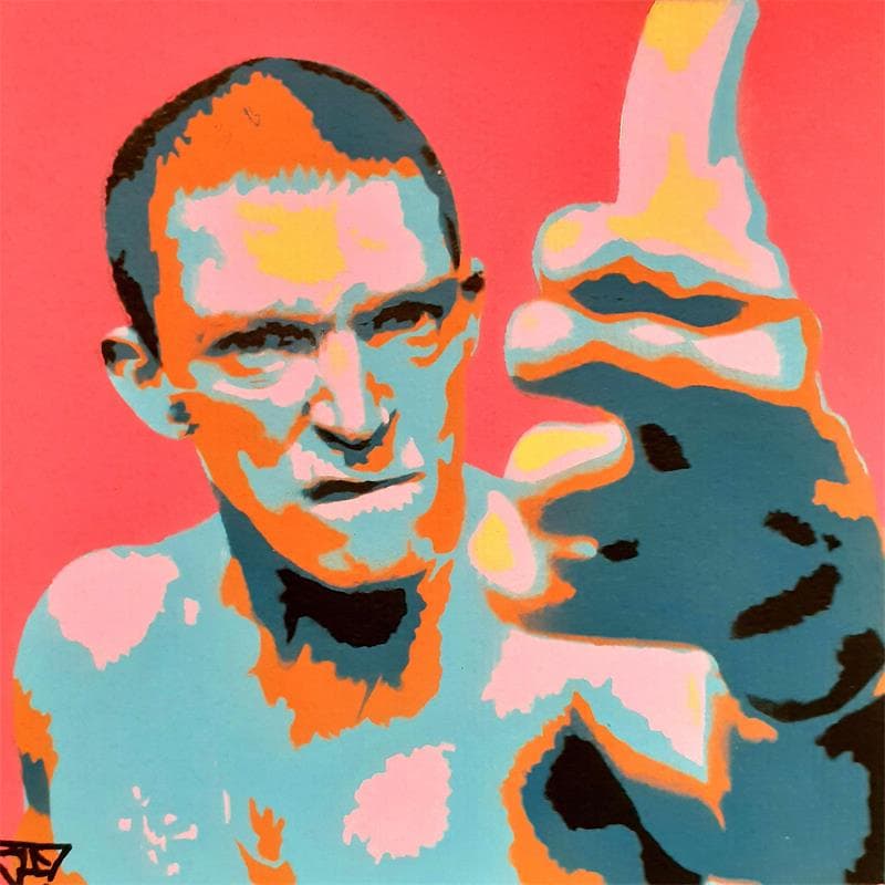 Painting La Haine by G. Carta | Painting Pop art Mixed Pop icons