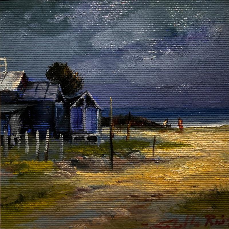 Painting Caseta azul by Cabello Ruiz Jose | Painting Oil