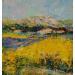 Peinture Ballade sur le plateau de Sault par Vaudron | Tableau Figuratif Paysages Gouache