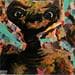 Peinture E.T par G. Carta | Tableau Pop-art Portraits Graffiti Acrylique