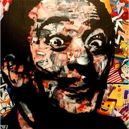 Painting Dali by G. Carta | Painting Pop art Mixed Pop icons