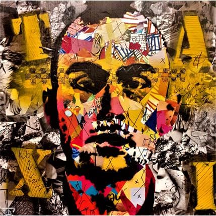 Painting Taxi Driver by G. Carta | Painting Pop art Mixed Pop icons