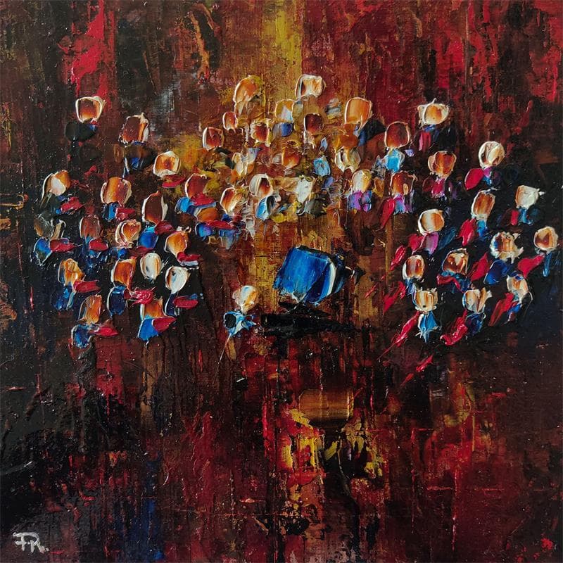 Painting Warm concerto II 3 by Reymond Pierre | Painting Abstract Life style Oil