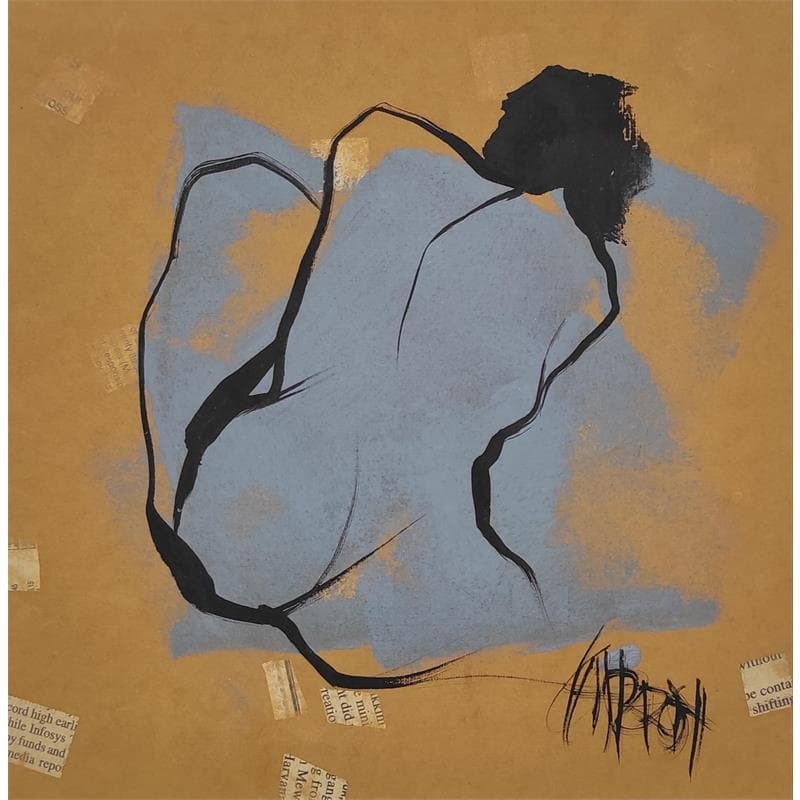 Painting Words by Chaperon Martine | Painting Figurative Nude Acrylic