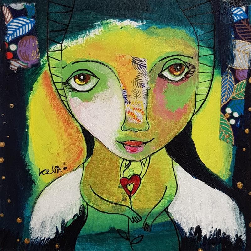 Painting Une profonde sagesse by Ketfa Laure | Painting Acrylic