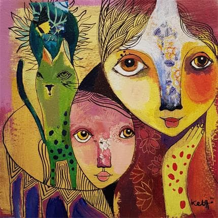 Painting La fraicheur de cet enfant by Ketfa Laure | Painting  Acrylic Pop icons
