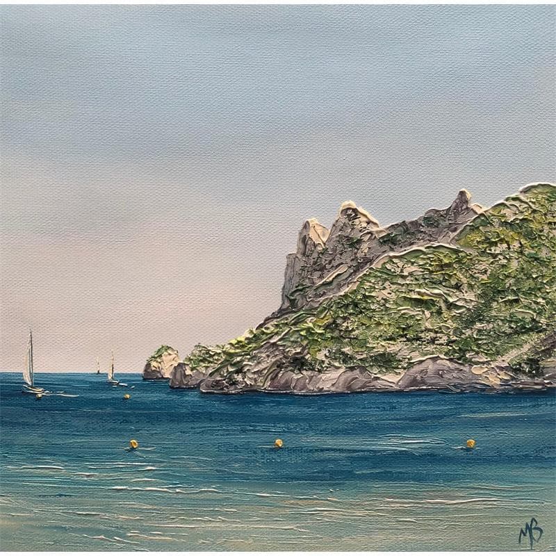 Painting Sormiou, Marseille by Blandin Magali | Painting Figurative Oil Marine