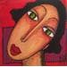 Painting Cassandre by Kuhn Marie Pierre | Painting Naive art Acrylic Portrait