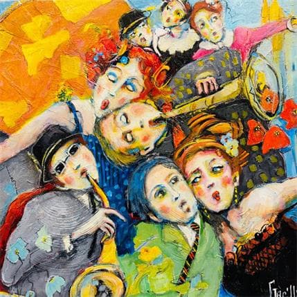 Painting Cabaret in love by Garilli Nicole | Painting