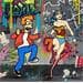 Peinture Galatic dance par Miller Jen  | Tableau Street Art Icones Pop