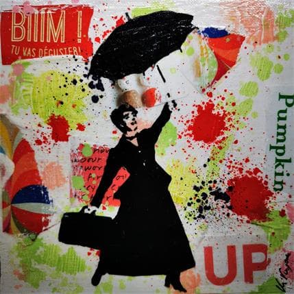 Painting Mary Poppins by Kikayou | Painting  Pop icons