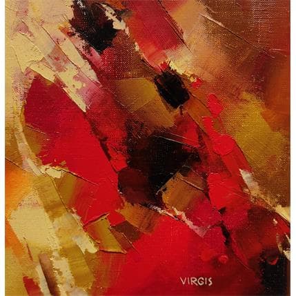 Painting LIGHT OF HOPE by Virgis | Painting Abstract Oil