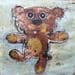 Painting Teddybear by Maury Hervé | Painting Naive art Animals