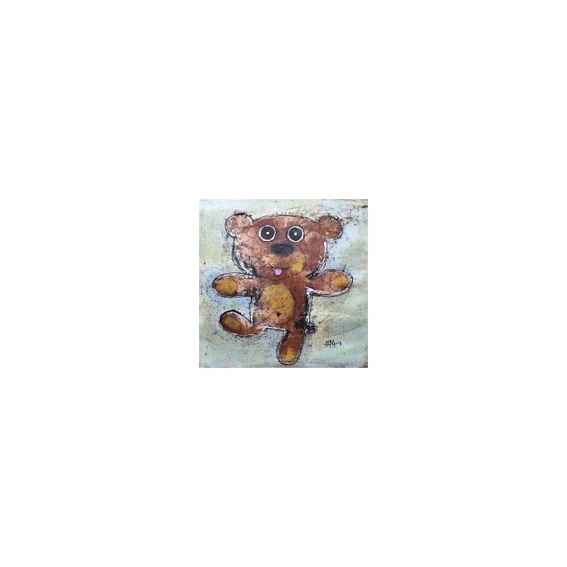 Painting Teddybear by Maury Hervé | Painting Naive art Animals