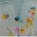 Painting Fleurs des champs 3 by Bergues Laurent | Painting Figurative Mixed still-life