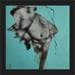 Painting Torse bleu by Bergues Laurent | Painting Figurative Nude Minimalist Acrylic