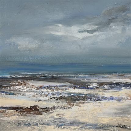 Gemälde Lumière sur le sable von Fièvre Véronique | Gemälde Figurativ Acryl Marine