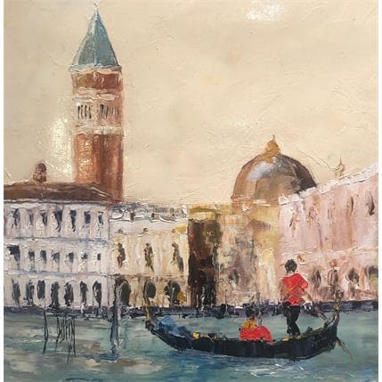 Peinture A Venise... par Dupin Dominique | Tableau Figuratif Huile Vues marines