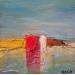 Peinture Horizon colors par Shahine | Tableau Huile