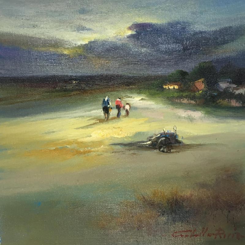 Gemälde Soledad von Cabello Ruiz Jose | Gemälde Figurativ Landschaften Öl