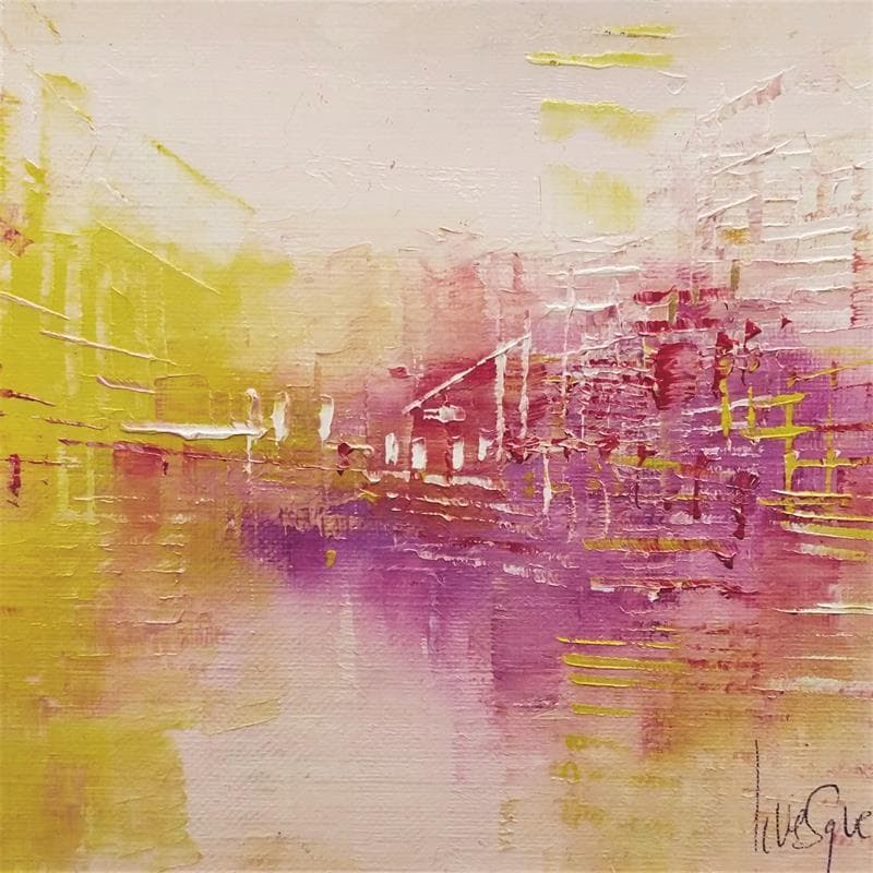 Painting BELLE ECLAIRCIE by Levesque Emmanuelle | Painting Abstract Urban Oil