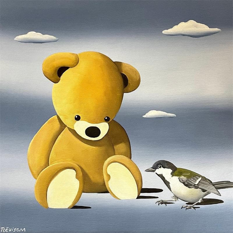 Painting Friends 2 by Trevisan Carlo | Painting Oil
