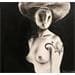 Painting Fertil by Gallardo Dennis  | Painting Surrealism Animals Black & White