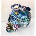 Sculpture Calavera Azul par Geiry | Sculpture Pop Art Mixte icones Pop