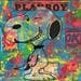 Gemälde Snoopy playboy von Kikayou | Gemälde Graffiti