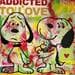Gemälde Addicted to Love von Kikayou | Gemälde Graffiti