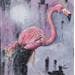 Gemälde Dans les marécages von Croce | Gemälde Naive Kunst Tiere Acryl