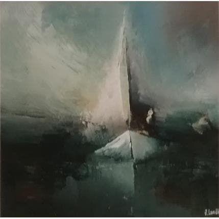 Painting Dreamboat by Lundh Jonas | Painting Figurative Acrylic Marine