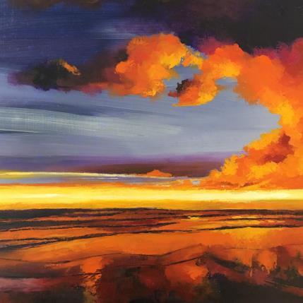 Painting Cloudscape n° 47 by Chen Xi | Painting Figurative Oil Landscapes