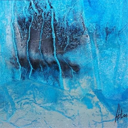 Painting Océanide 1 by Han | Painting Abstract Mixed Landscapes