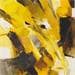 Peinture Yellow and white par Virgis | Tableau Abstrait Minimaliste Huile