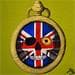 Painting ENGLAND POCKET WATCH by Geiry | Painting Figurative Acrylic Portrait