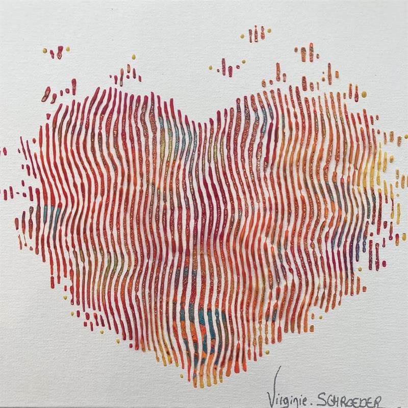 Peinture Love hope emotions par Schroeder Virginie | Tableau Pop-art Icones Pop Acrylique