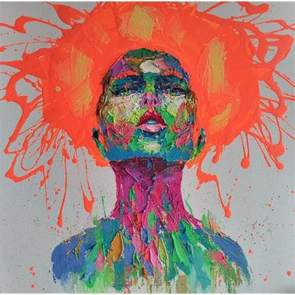Painting Orange electric  by Agusil Marc | Painting