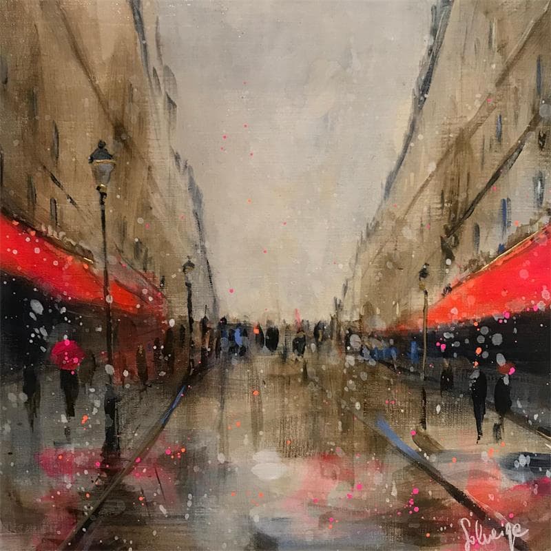 Painting Paris 105 by Solveiga | Painting