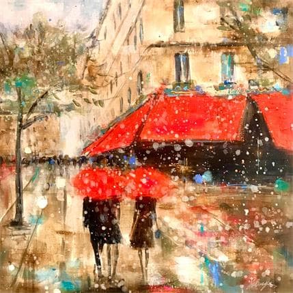 Painting Paris 101 by Solveiga | Painting Figurative Acrylic Landscapes, Urban